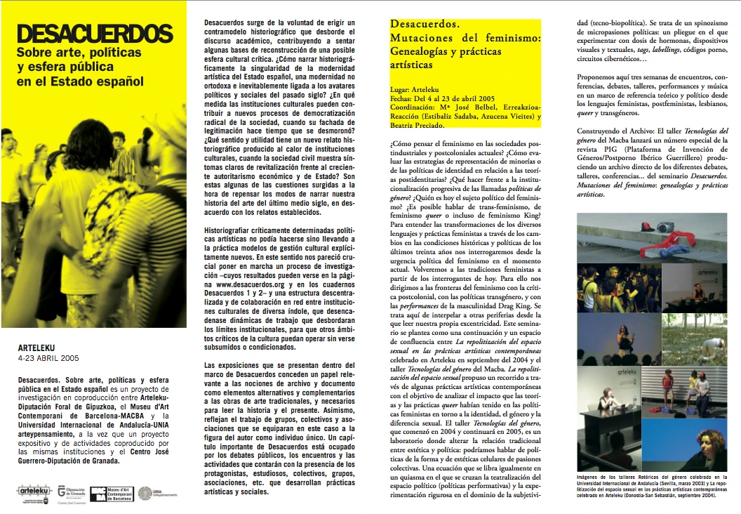 Desacuerdos 2005. Archivo Arteleku