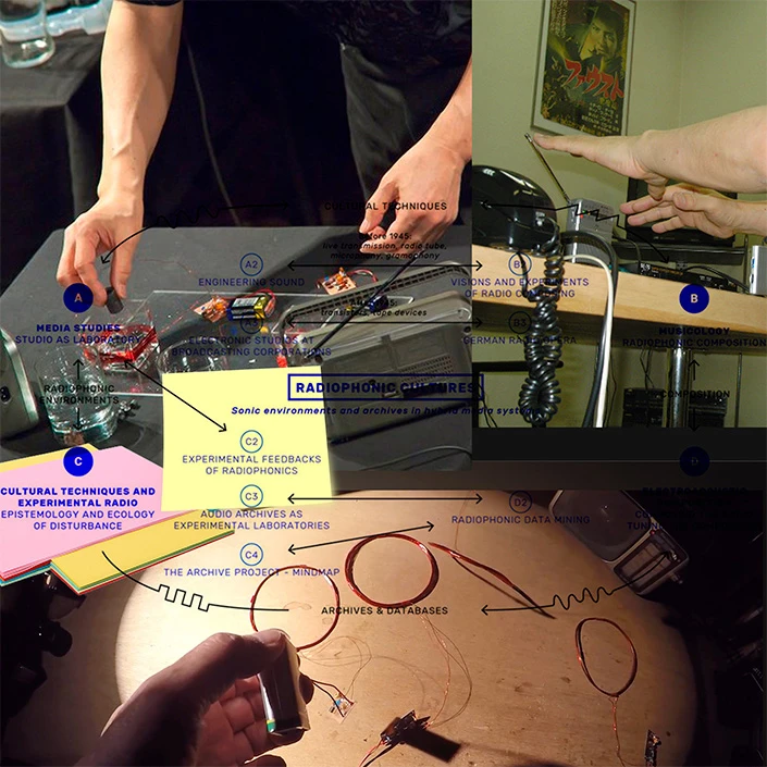 Agnès Pe, collage made from images of projects by Tetsuo Kogawa, 2023