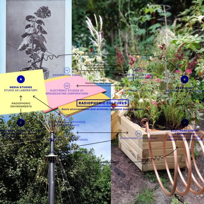 Agnès Pe, collage realizado a partir de imágenes de proyectos de Magz Hall, 2023