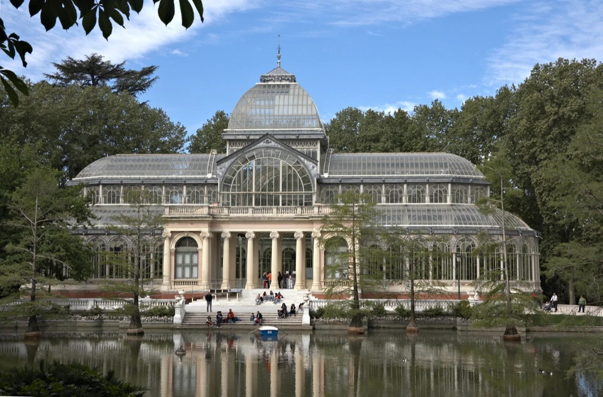 Palacio de Cristal en el Parque del Retiro