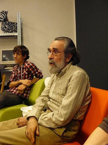 Encuentro del Equipo con Isidoro Valcárcel Medina. Museo Reina Sofía, 2009.