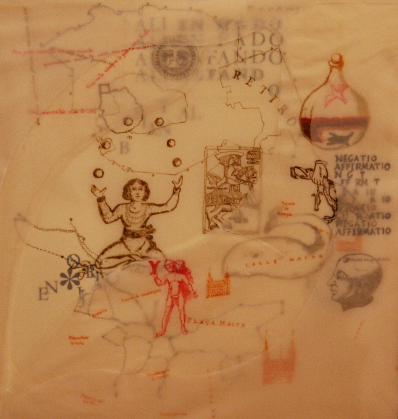 Ignacio Gómez de Liaño. El juego del Correo, 11 VIII 1972. Foto: José del Río Mons