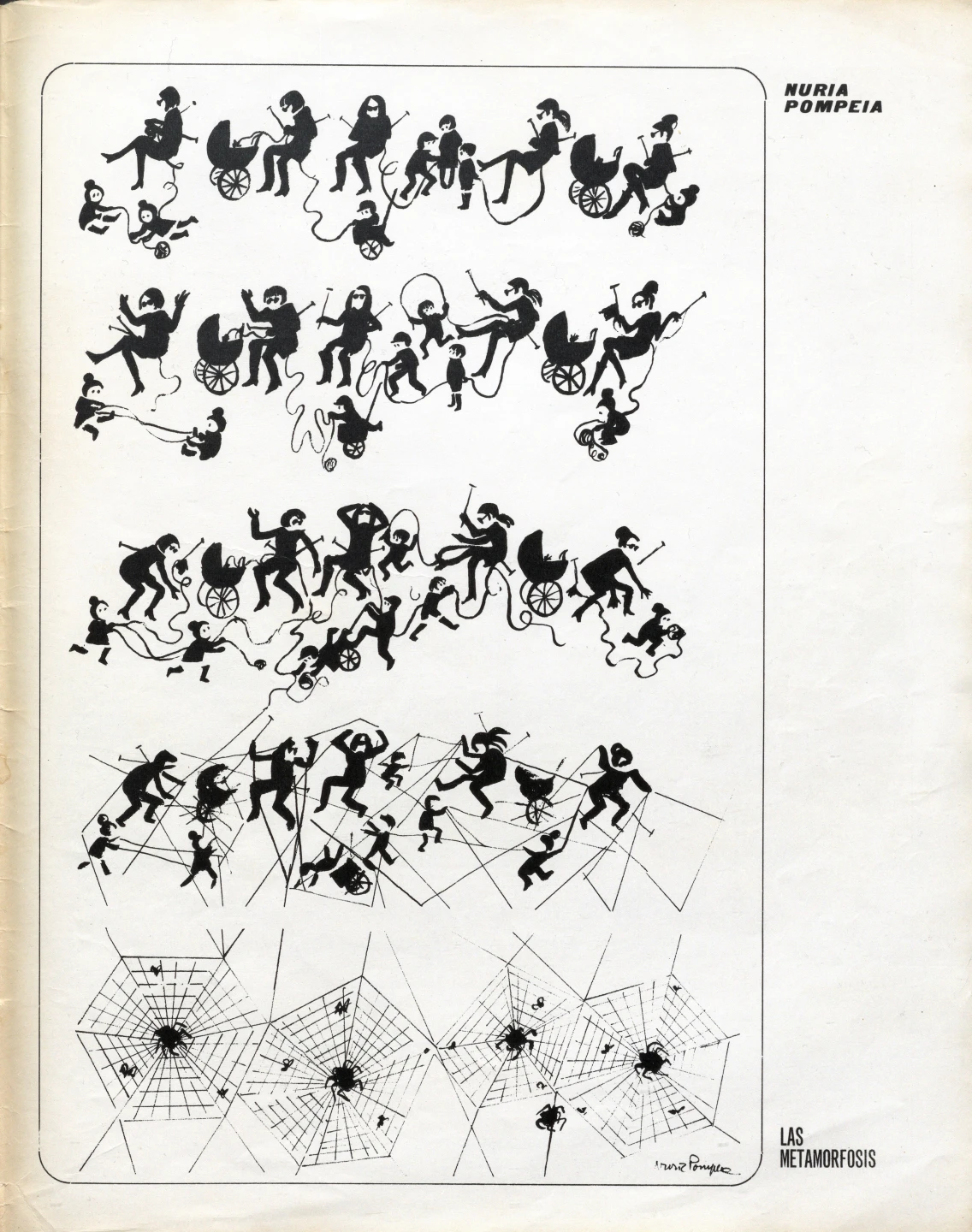 Las metamorfosis, Nuria Pompeia, 1968