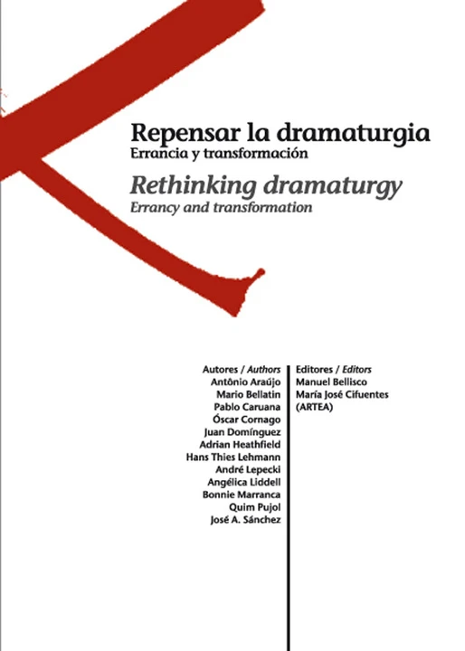 Portada de Repensar la dramaturgia