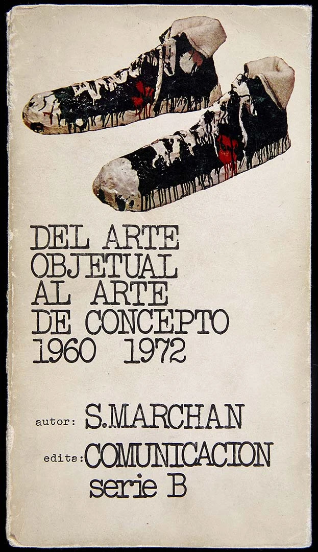 Cubierta del libro de Simón Marchán Fiz Del arte objetual al arte de concepto, 1972. Archivo Marchán/Quevedo. Biblioteca y Centro de Documentación del Museo Reina Sofía