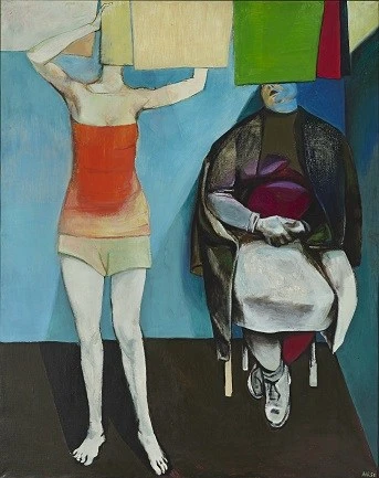 Andrzej Wróblewski, Pranie (Lavandería), 1956, Muzeum Narodowe w Warszawie. © Cortesía The Andrzej Wróblewski Foundation