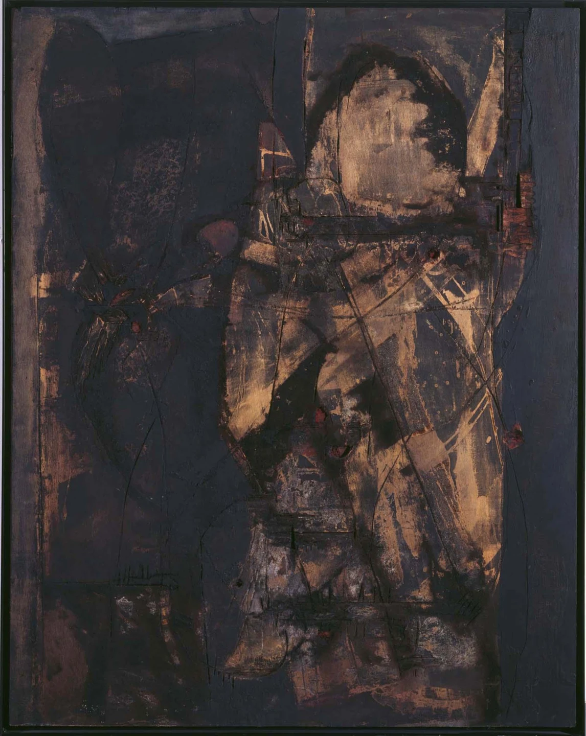 Lucio Muñoz. Tabla Cañuelo, 1960. Pintura. Colección Museo Nacional Centro de Arte Reina Sofía, Madrid