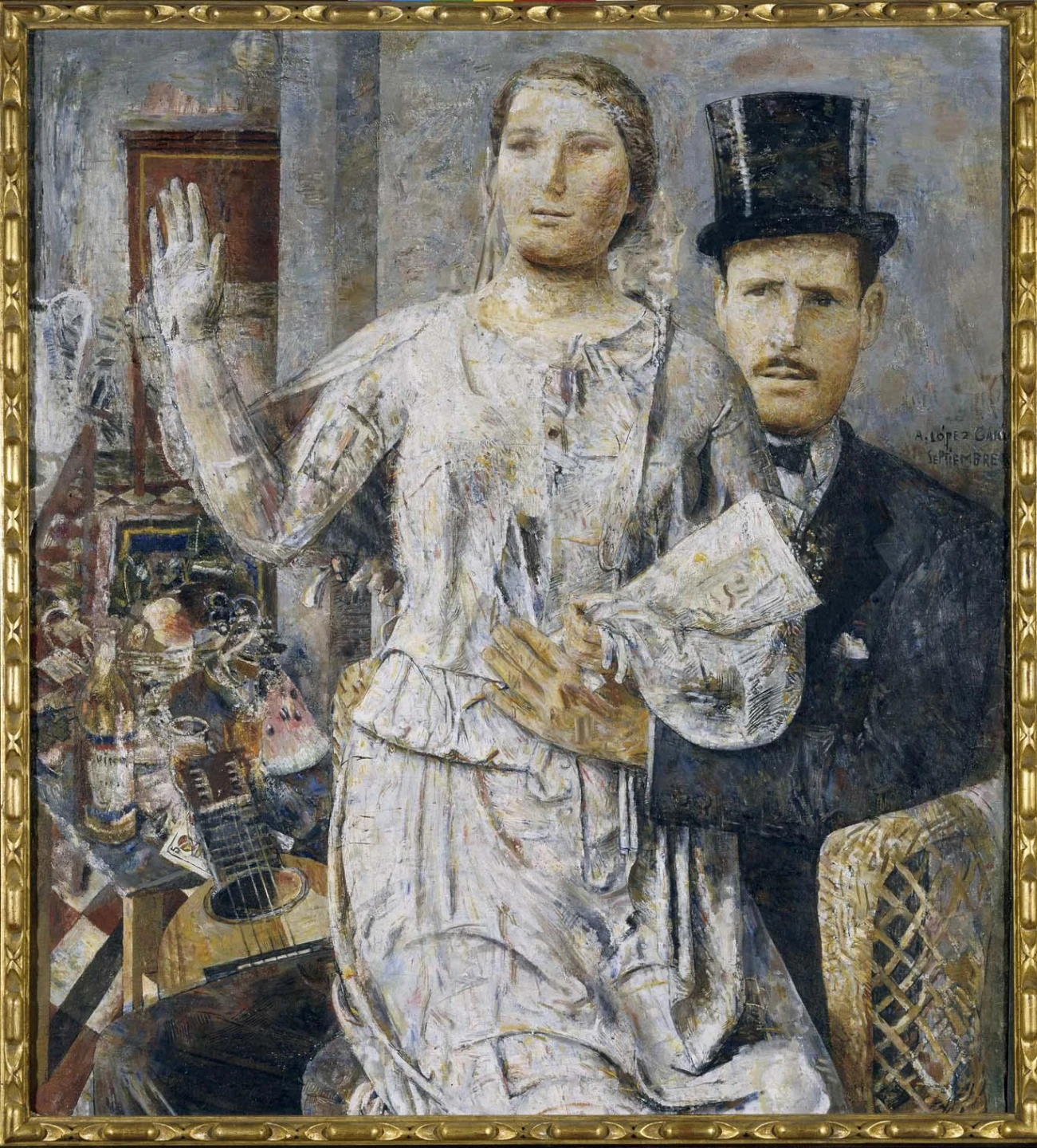 Antonio López. Los novios, 1955. Pintura. Colección Museo Nacional Centro de Arte Reina Sofía, Madrid