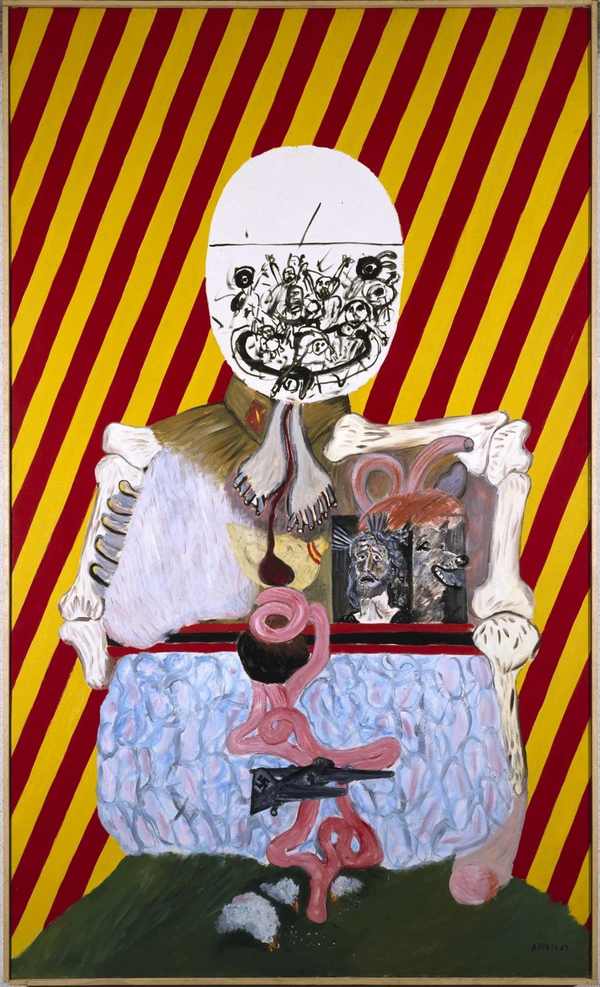 Eduardo Arroyo. Los cuatro dictadores, 1963. Pintura. Colección Museo Nacional Centro de Arte Reina Sofía, Madrid