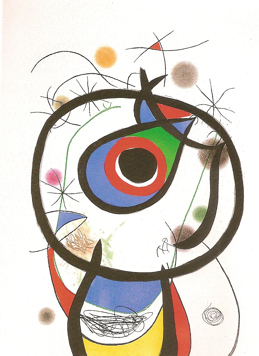 Joan Miró. Galathée, 1976. Arte Gráfico. Colección Museo Nacional Centro de Arte Reina Sofía, Madrid