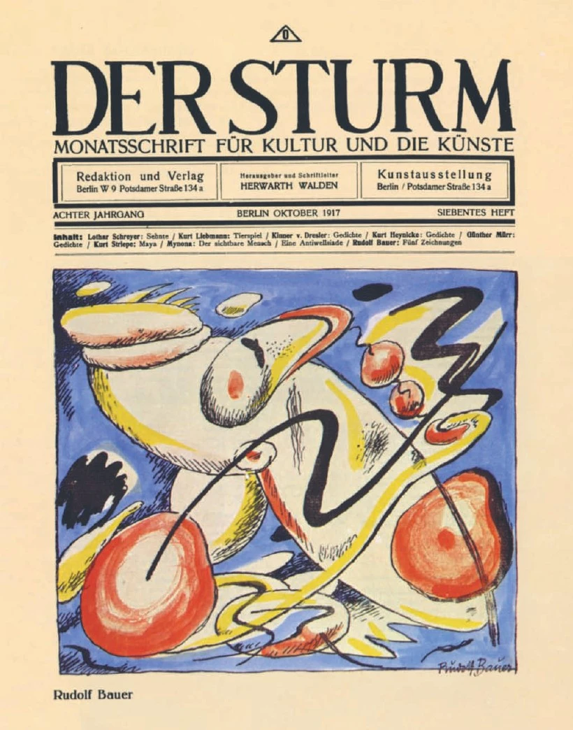 Revista Der Sturm, 1917. Biblioteca y Centro de Documentación, Museo Nacional Centro de Arte Reina Sofía, Madrid