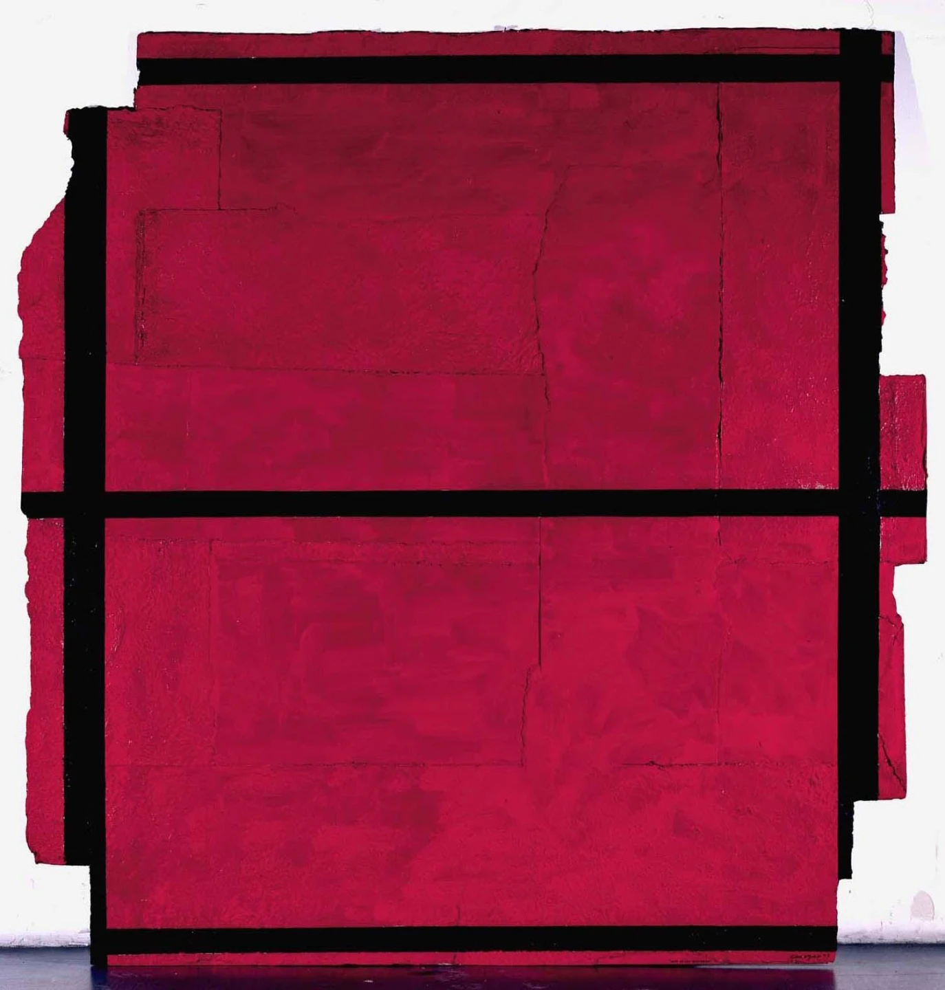 Rafael Canogar. Casa de los misterios (House of Mysteries), 1977. Painting. Museo Nacional Centro de Arte Reina Sofía Collection, Madrid