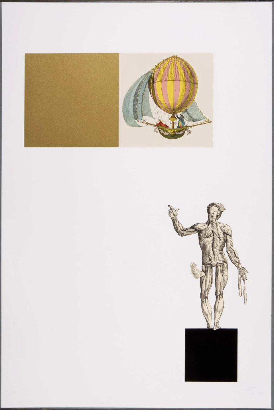 Gustavo Torner de la Fuente. Sin título, Vesalio, el cielo, las geometrías y el mar, 1964-1966. Graphic art. Museo Nacional Centro de Arte Reina Sofía Collection, Madrid