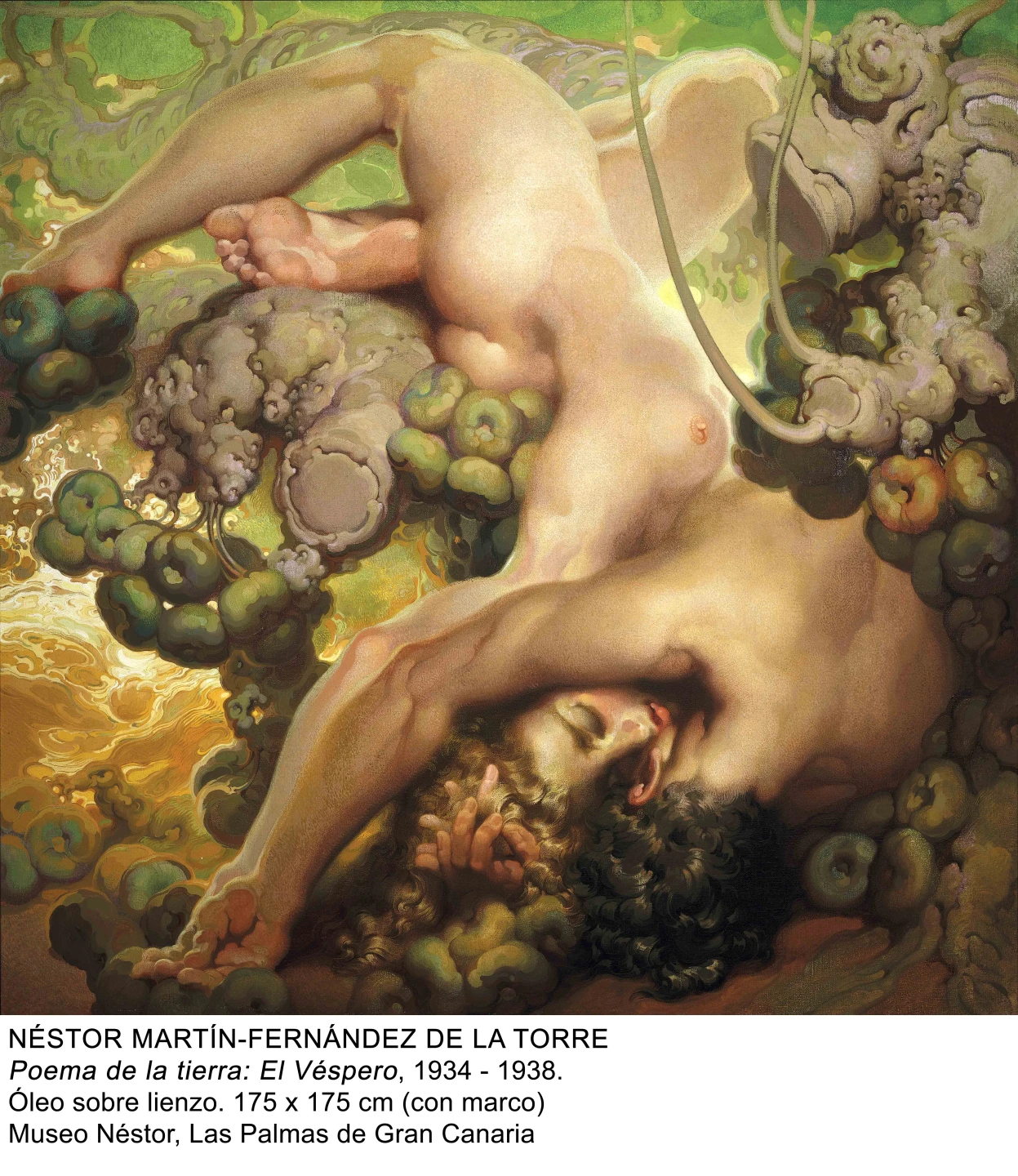 Néstor Martín-Fernández de la Torre, Poema de la tierra. El véspero. 1934-38