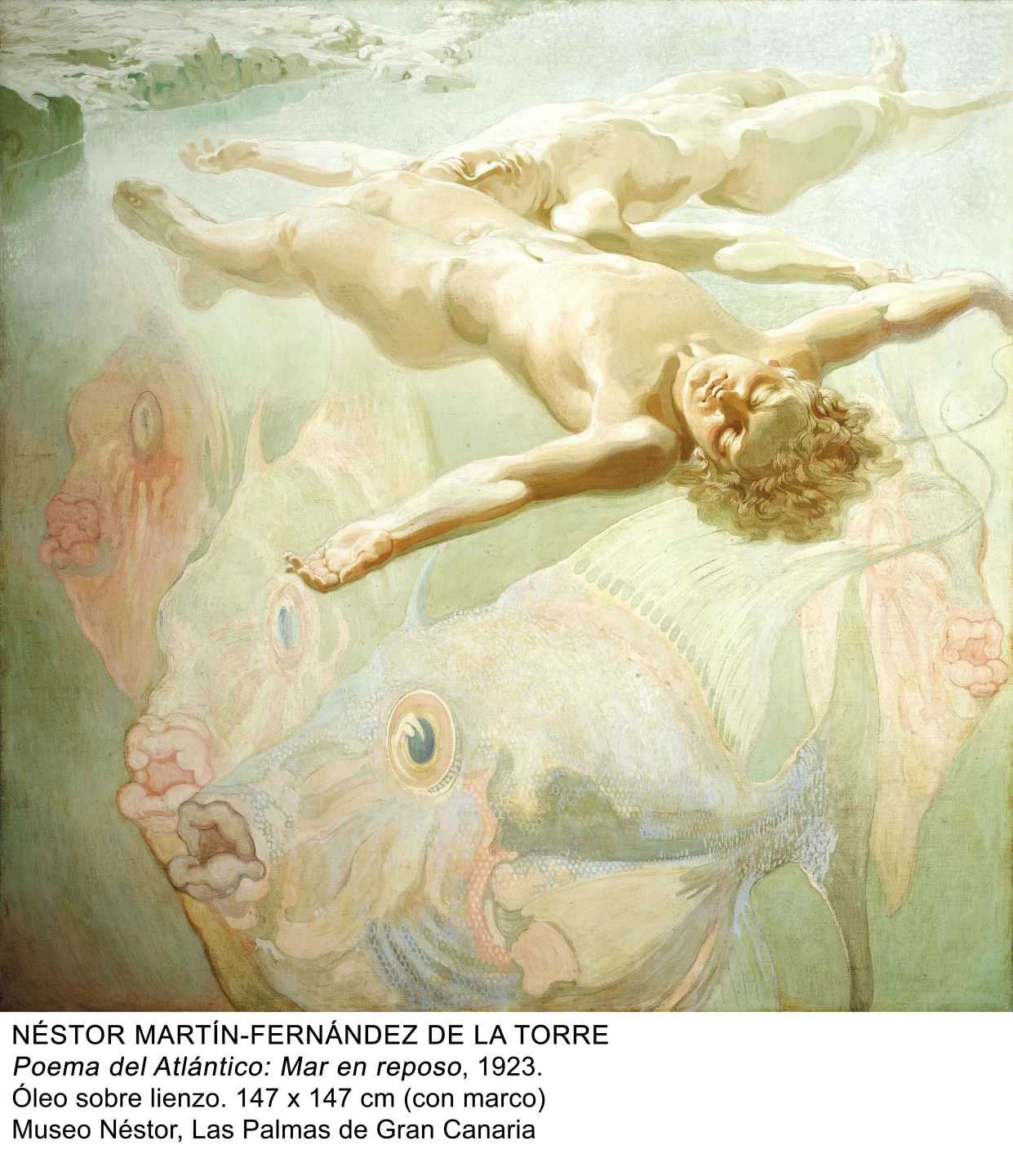 Néstor Martín-Fernández de la Torre, Poema del Atlántico. Mar en reposo 1923