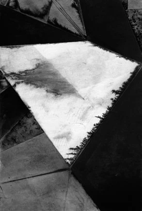 Erlea Maneros Zabala. Exercises on abstraction Series V, 2015. Tinta en papel offset