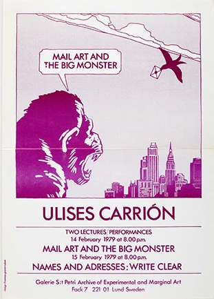 El Arte Correo y el Gran Monstruo (detalle), 1977