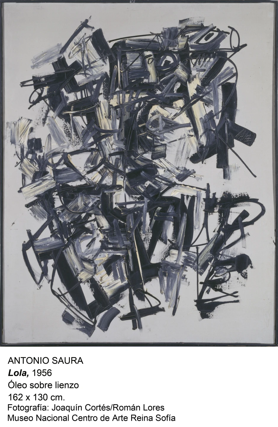 Antonio Saura. Lola, 1956