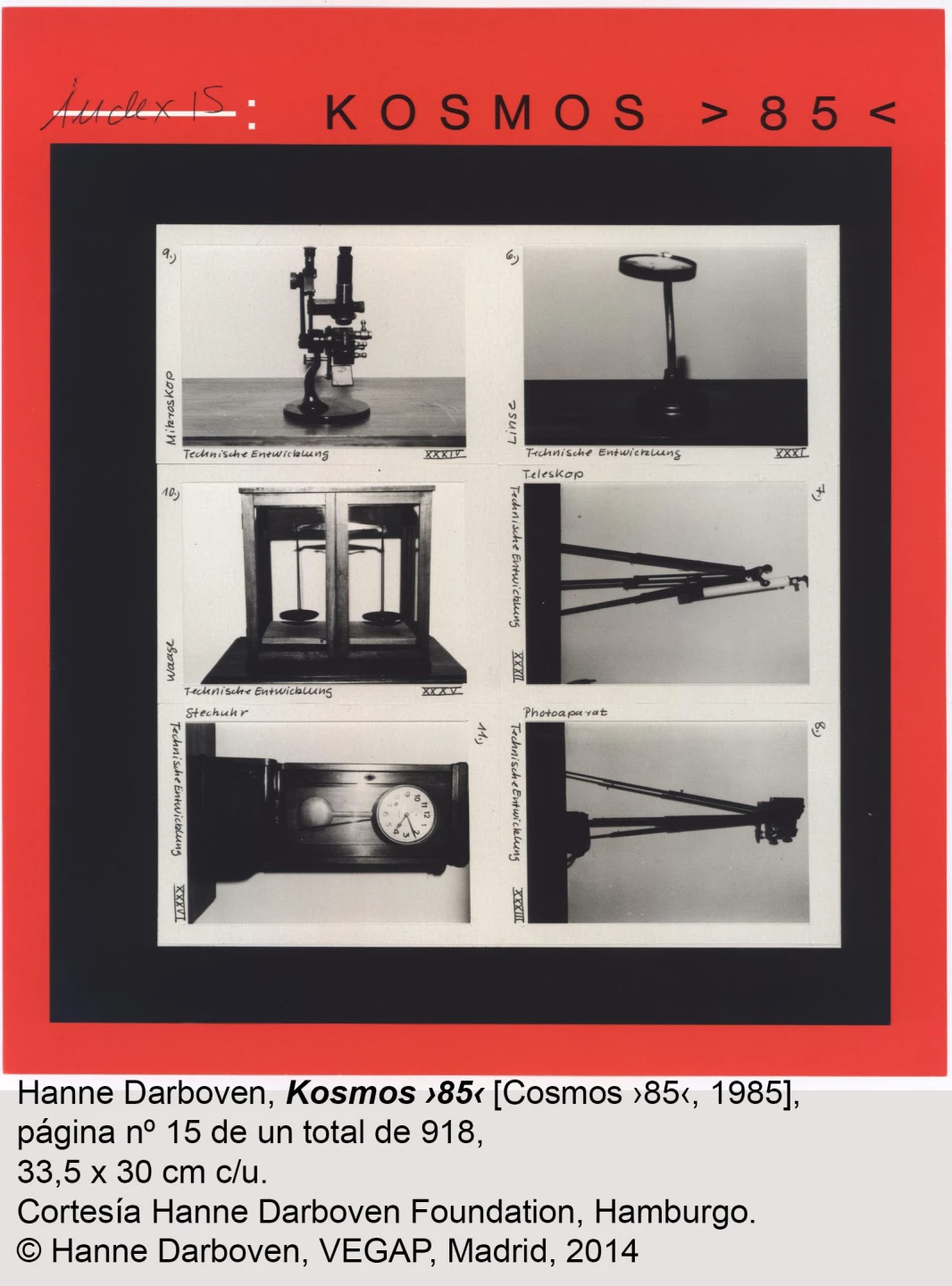 Hanne Darboven, Kosmos >85< [Cosmos >85