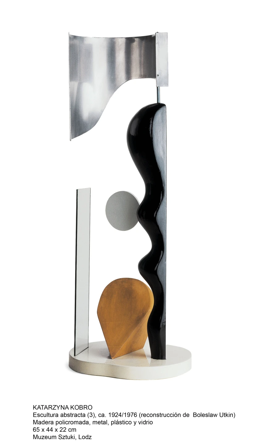 Katarzyna Kobro.Escultura abstracta (3), ca, 1924-1976 (Reconstrucción de Boleslaw Utkin)