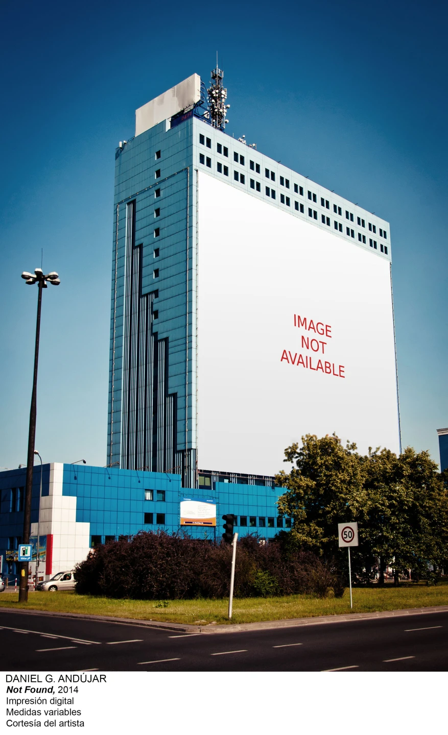 Daniel G. Andújar.  Not Found , 2014. Cortesía del artista