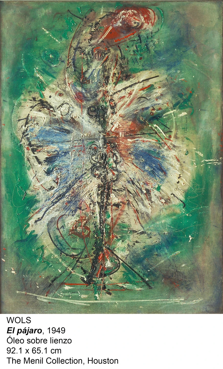 Wols. El pájaro, 1949 