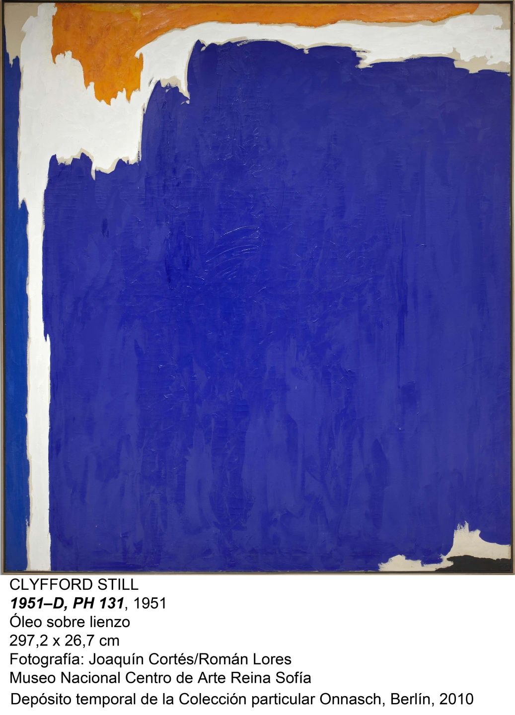 Clyfford Still. 1951-D, PH 131, 1951