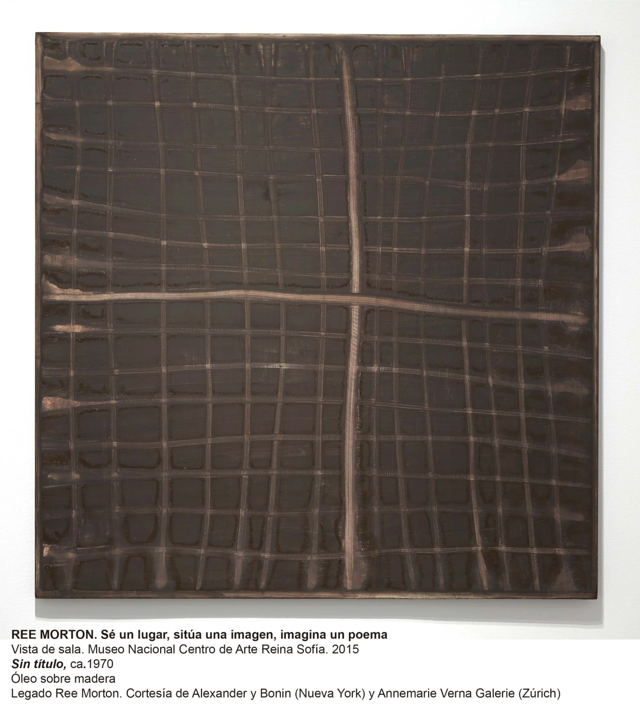 Ree Morton Sin título, ca. 1970. Óleo sobre madera