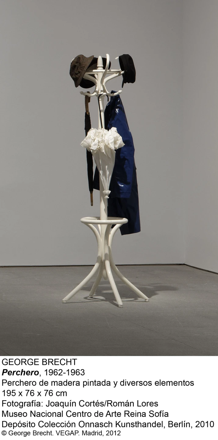 George Brecht. Perchero, 1962-1963