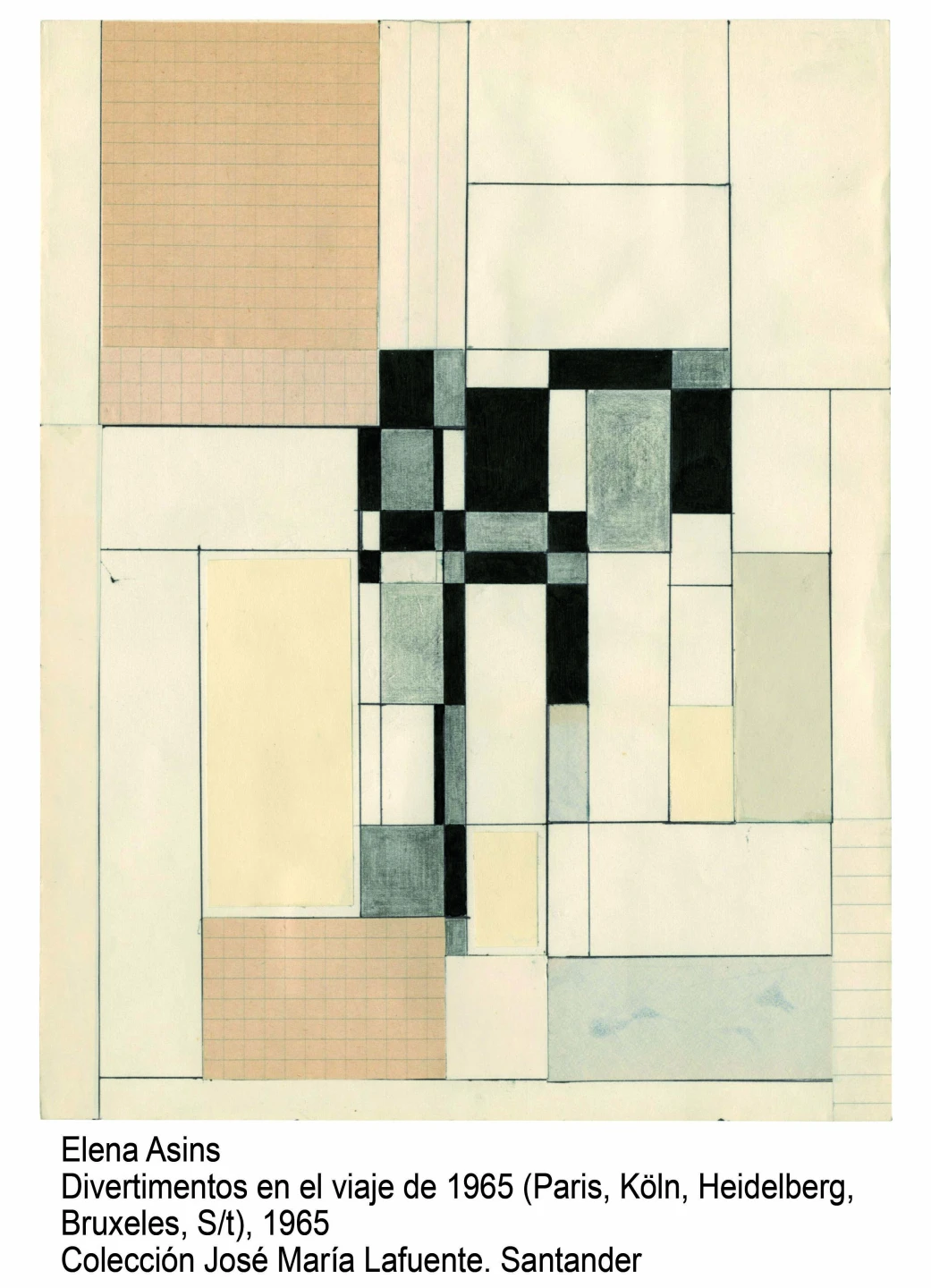 Elena Asins. Colección José María Lafuente, Santander