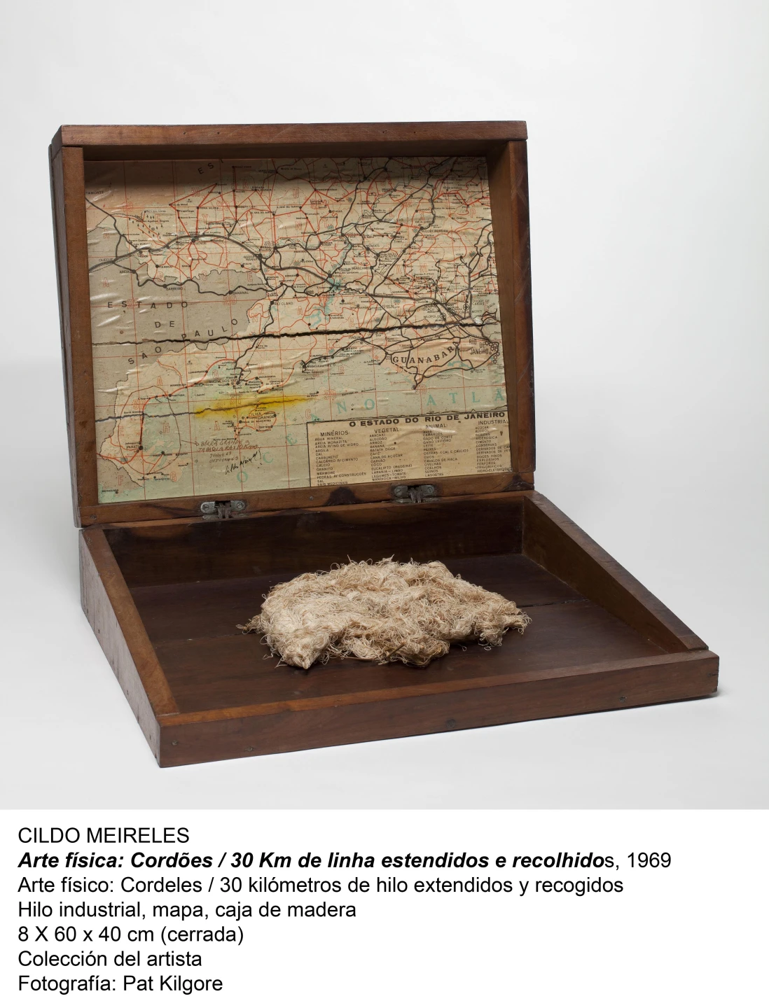 Cildo Meireles, Arte Física: Cordões, 1969