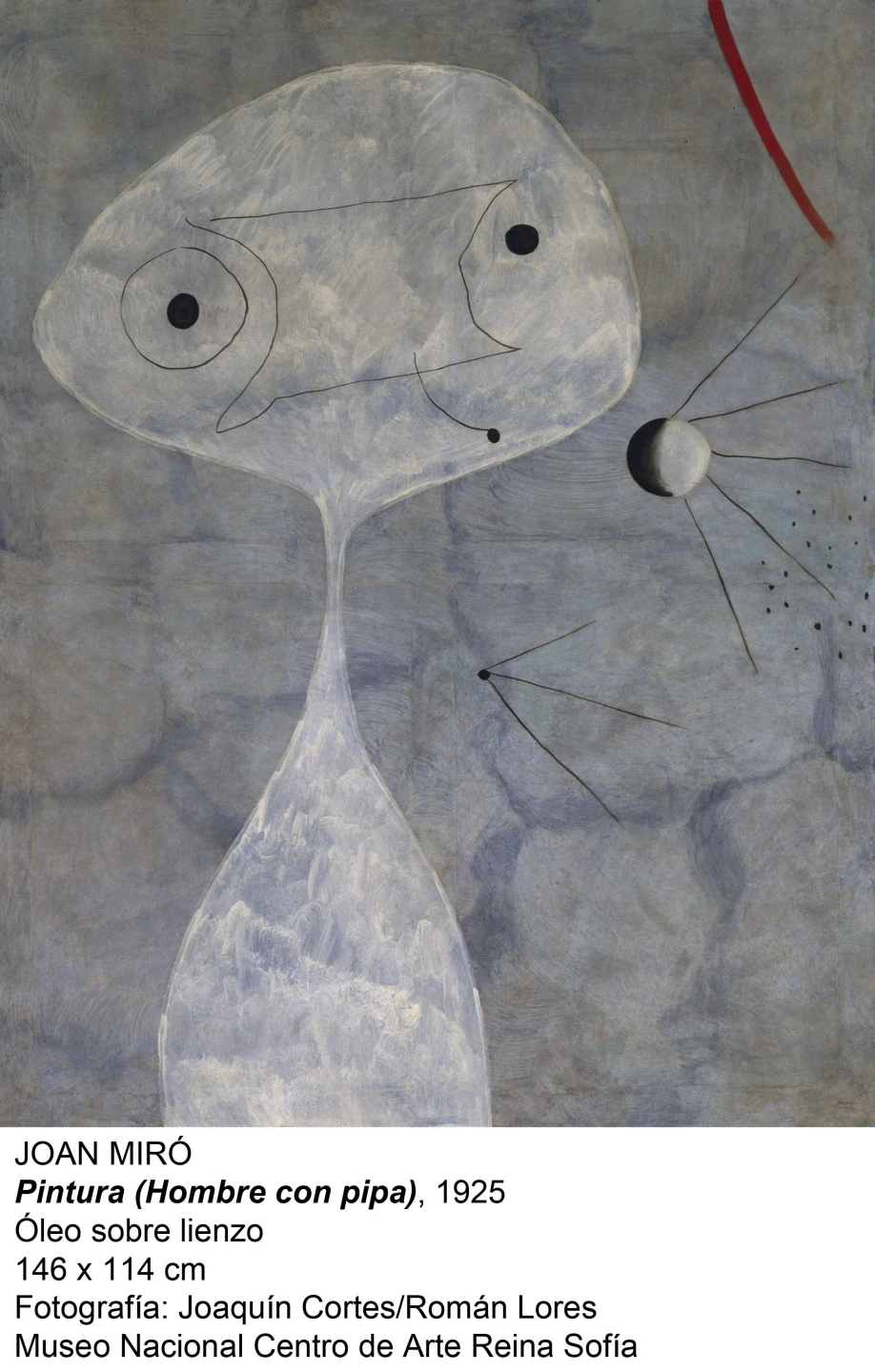 Joan Miró. Hombre con pipa, 1925