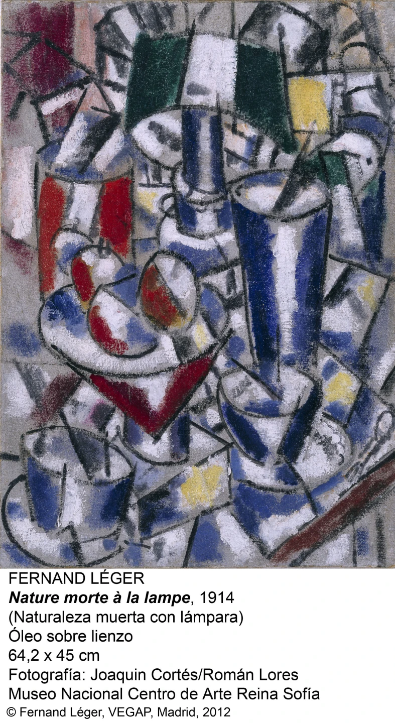 Fernand Léger. Nature morte à la lampe, 1914