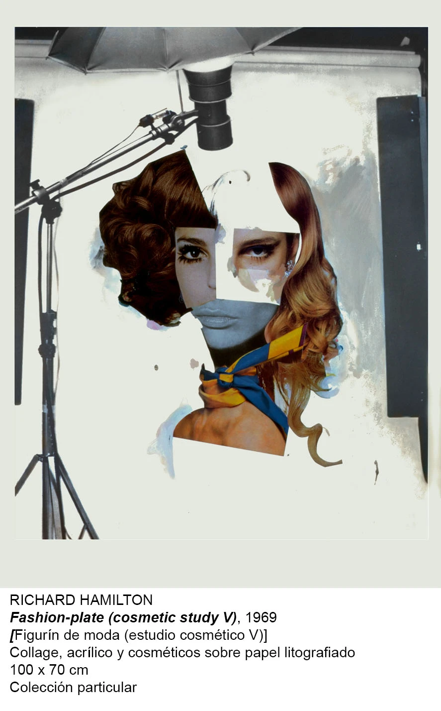 Richard Hamilton. Fashion-plate (cosmetic study V), 1969
