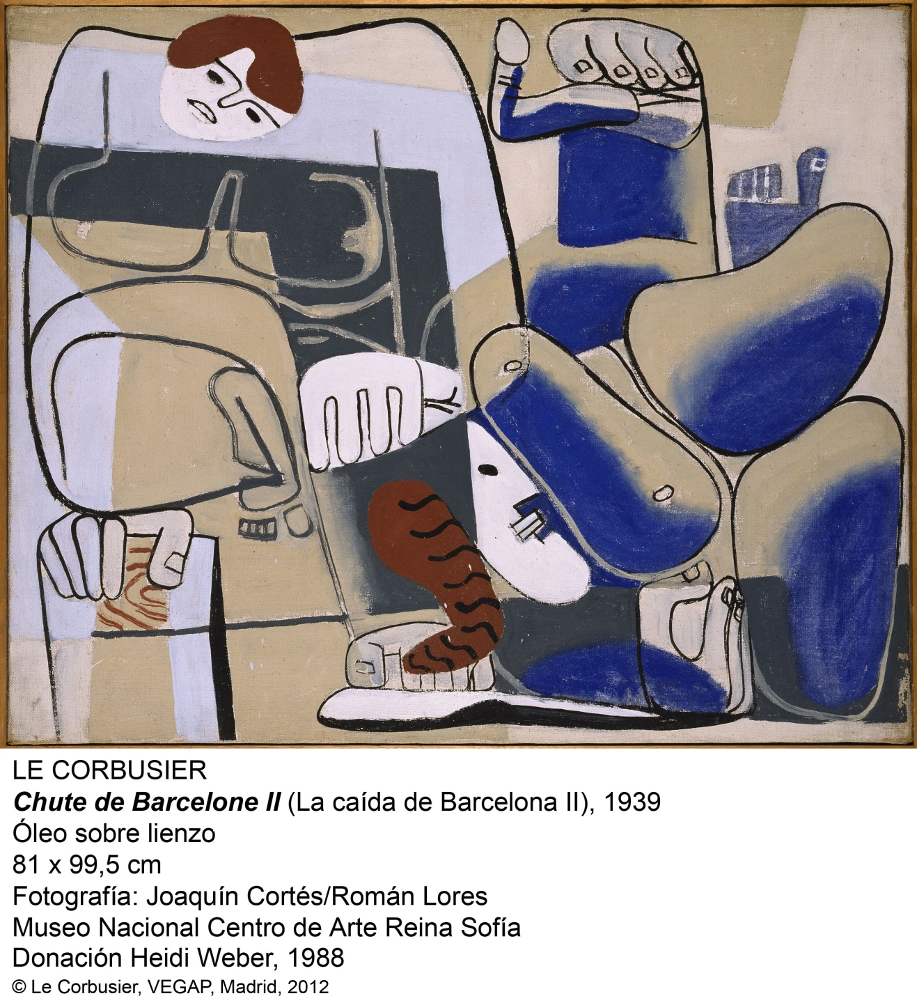Le Corbusier. Chute de Barcelone II, 1939