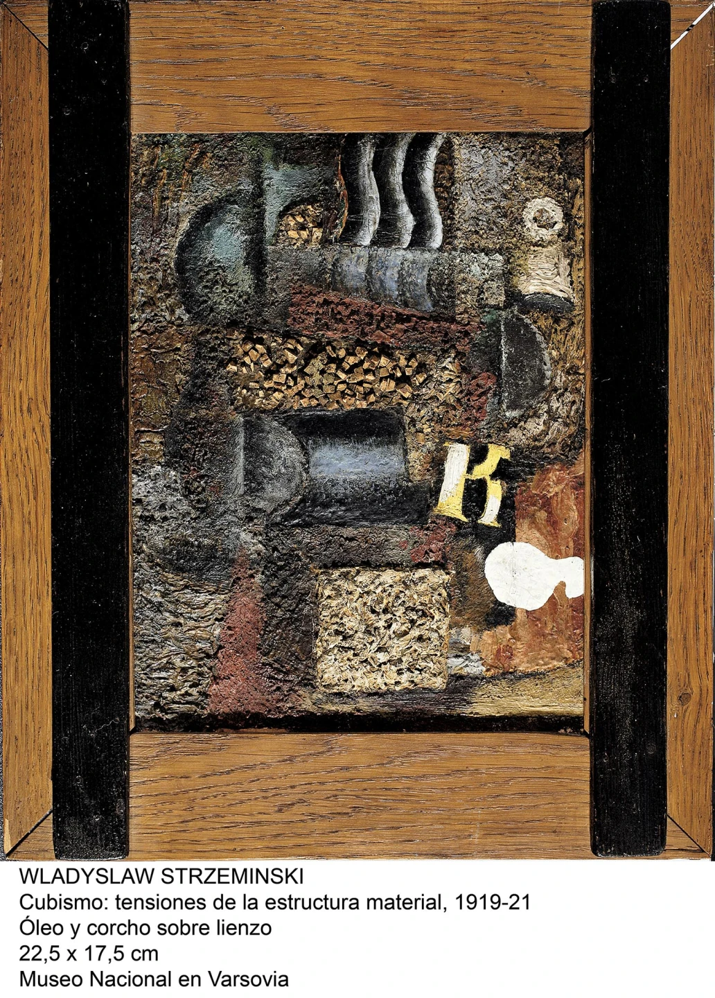 Wladyslaw Strzeminski.Cubismo: tensiones de la estructura materiall.1919-21