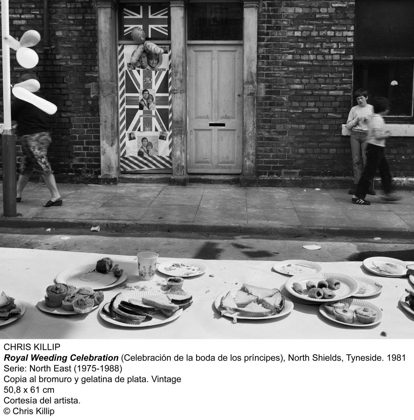 Chris Killip. Royal Weeding Celebration, North Shields, Tyneside.1981