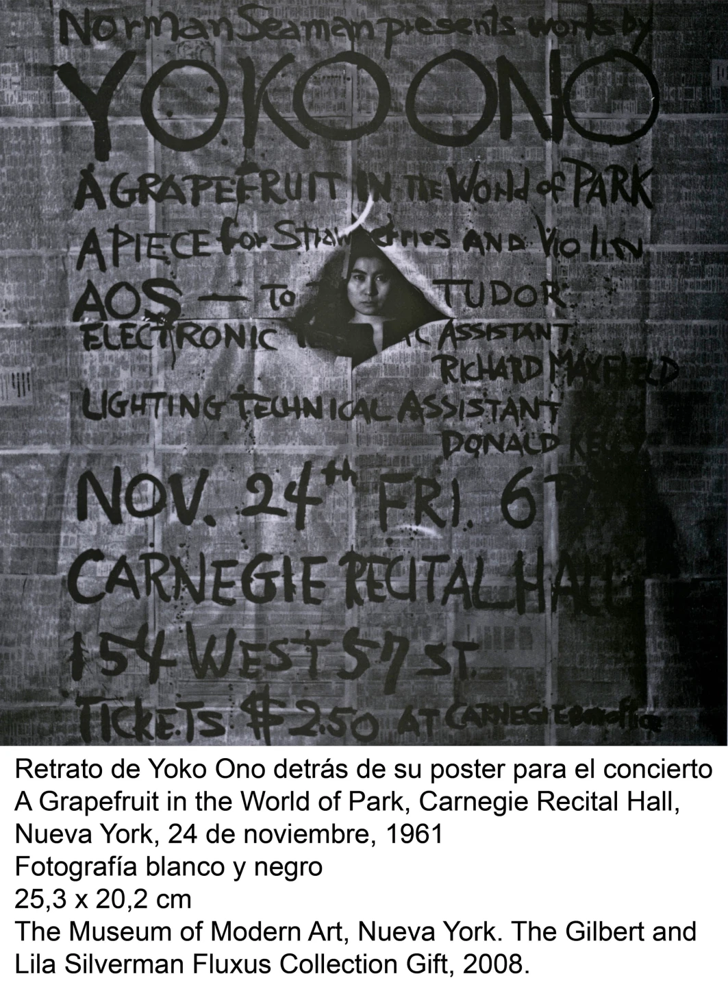 Yoko Ono (Nueva York, 24 de noviembre, 1961)