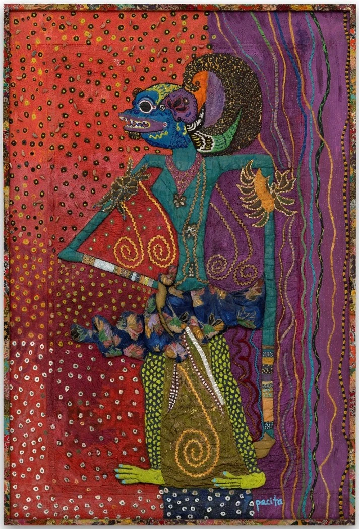 Pacita Abad, Subali, 1983. Pacita Art Abad Estate Singapur. Image courtesy of Pacita Art Abad Estate.	