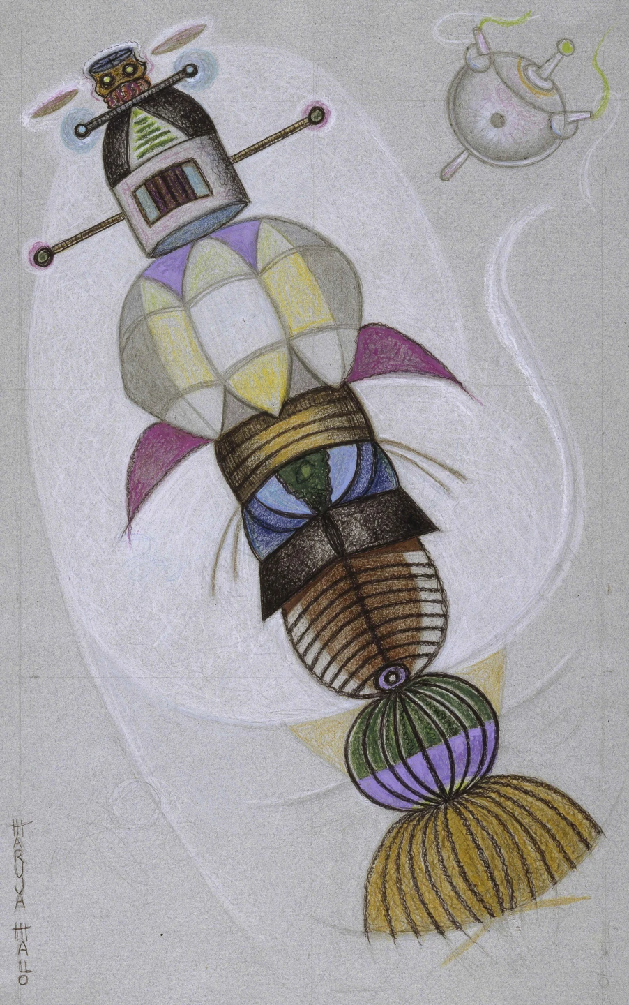 Maruja Mallo, Viajeros del éter, 1982