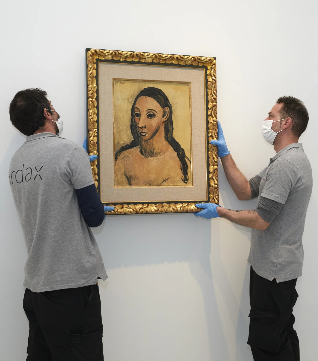 Busto de mujer joven Paris, otoño 1906. Óleo sobre lienzo. 54 x 42 cm. © Sucesión Pablo Picasso, VEGAP, Madrid, 2022