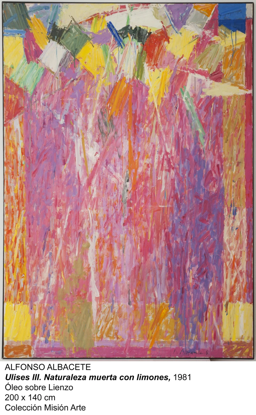 Alfonso Albacete. Ulises III. Naturaleza muerta con limones, 1981