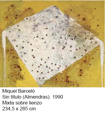 Miquel Barceló, Sin título (Almendras), 1990