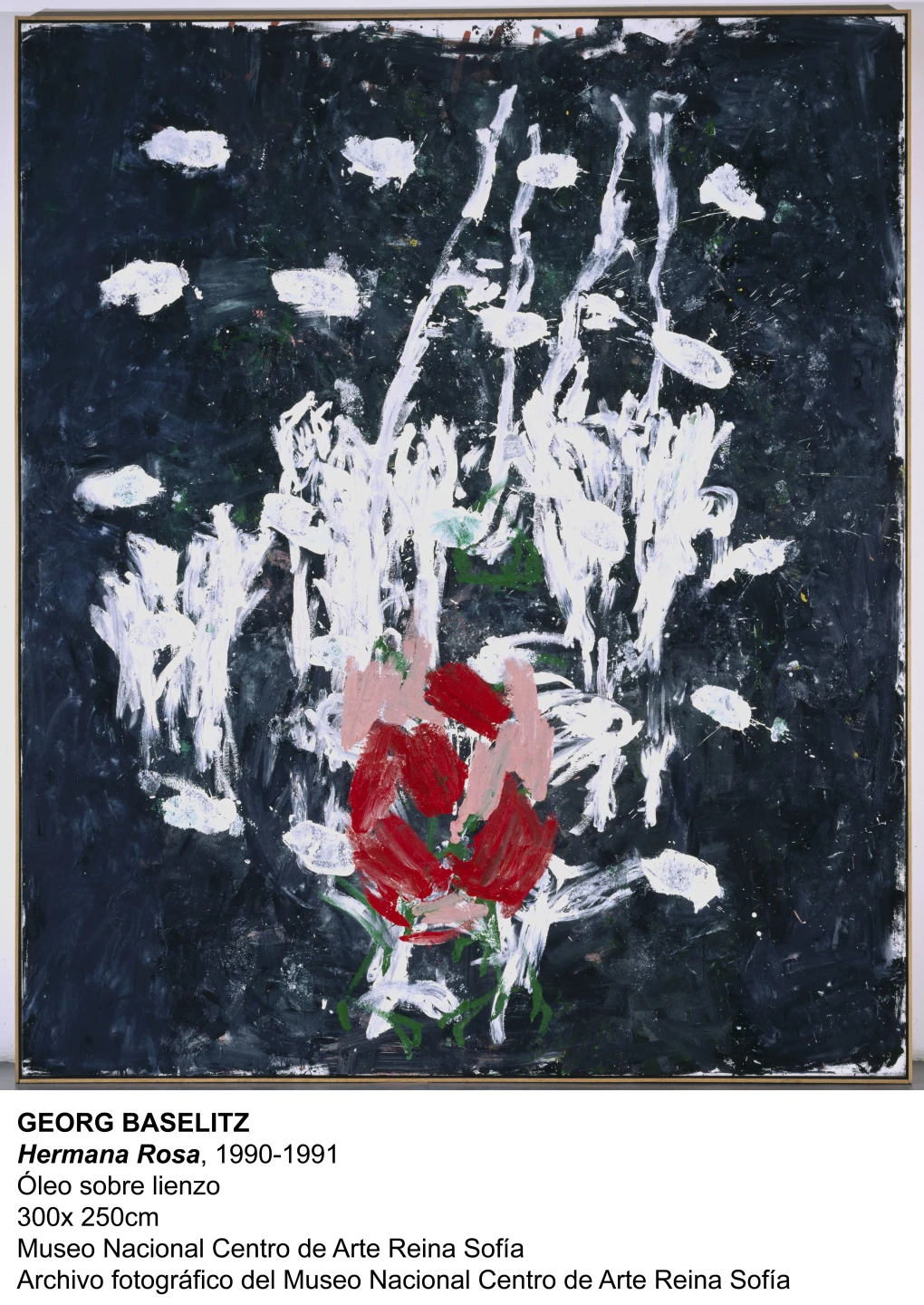 Georg Baselitz, Hermana rosa, 1990-1991