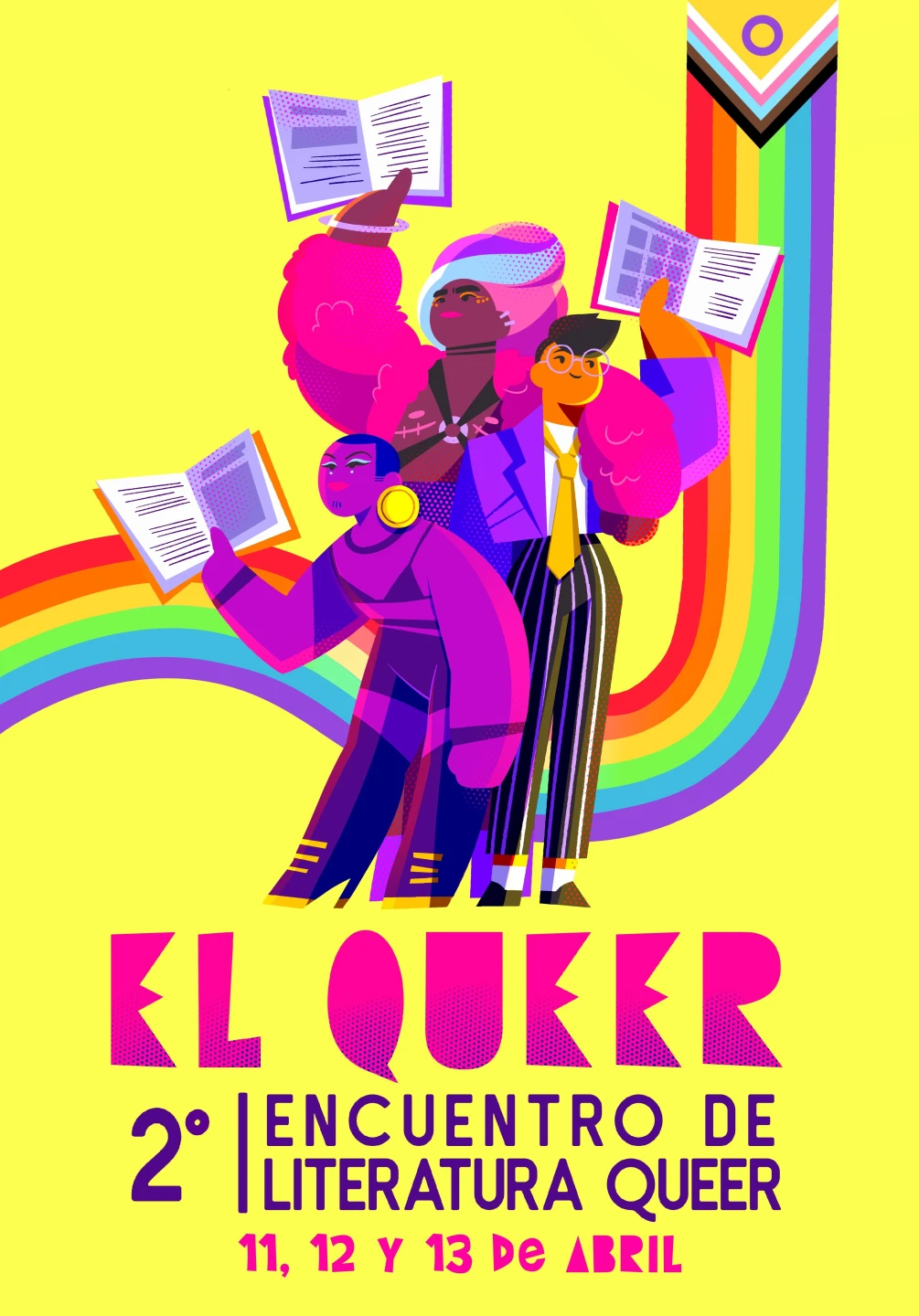 Carla Gallent, cartel del E. L. Queer. Segundo Encuentro de LIteratura Queer, 2024