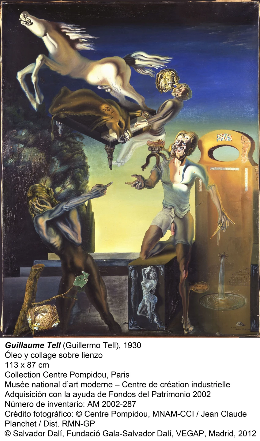 Dalí, Guillaume Tell, 1930 © Salvador Dalí, Fundació Gala-Salvador Dalí, VEGAP, Madrid, 2013