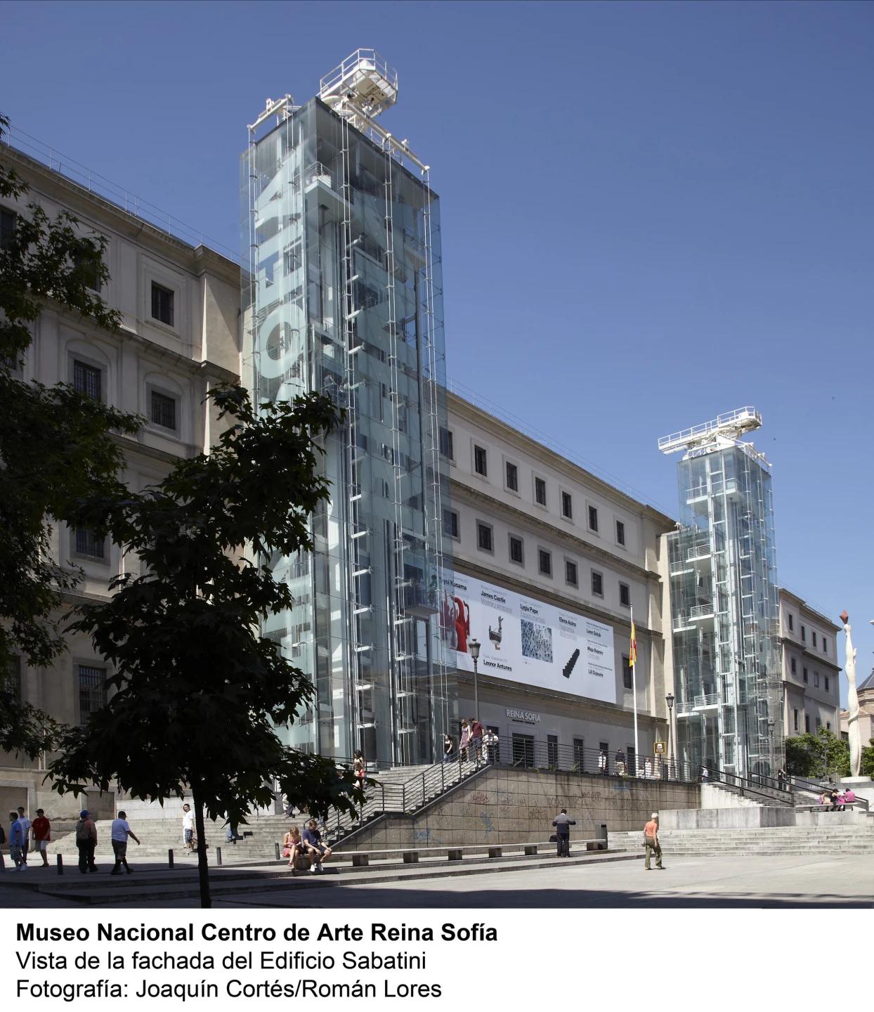 Museo Reina Sofía. Edificio Sabatini. Fachada