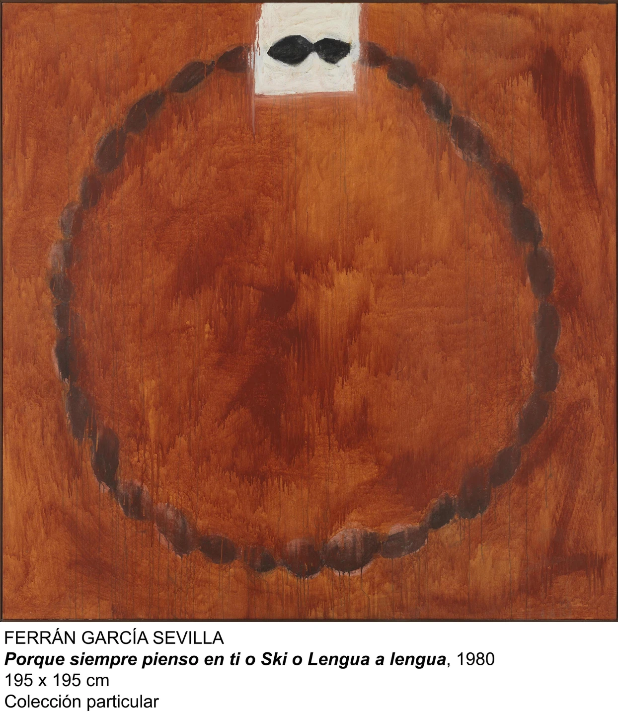 Ferran Garcia Sevilla. Porque siempre pienso en ti o Ski o Lengua a lengua, 1980