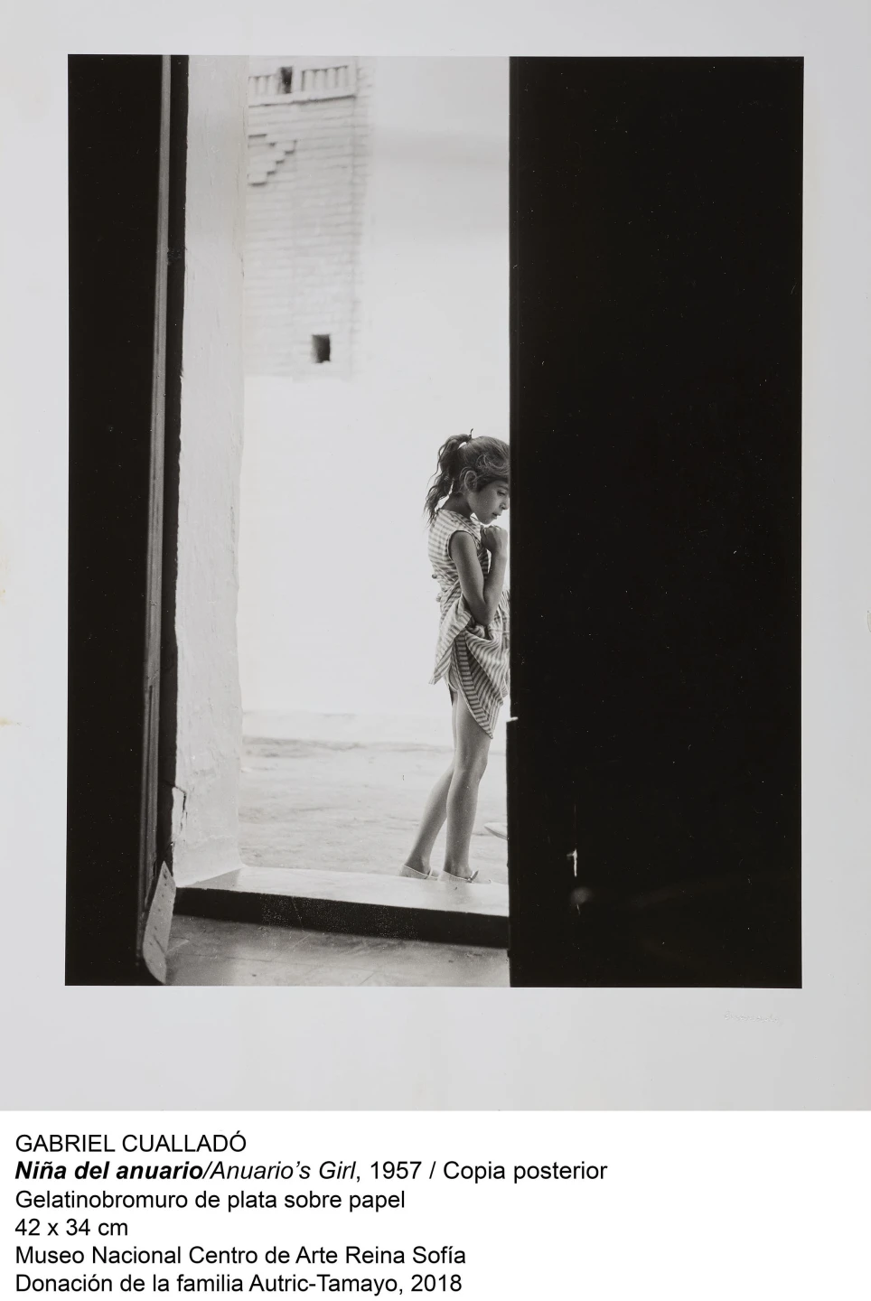 Gabriel Cualladó. Niña del Anuario (1957)