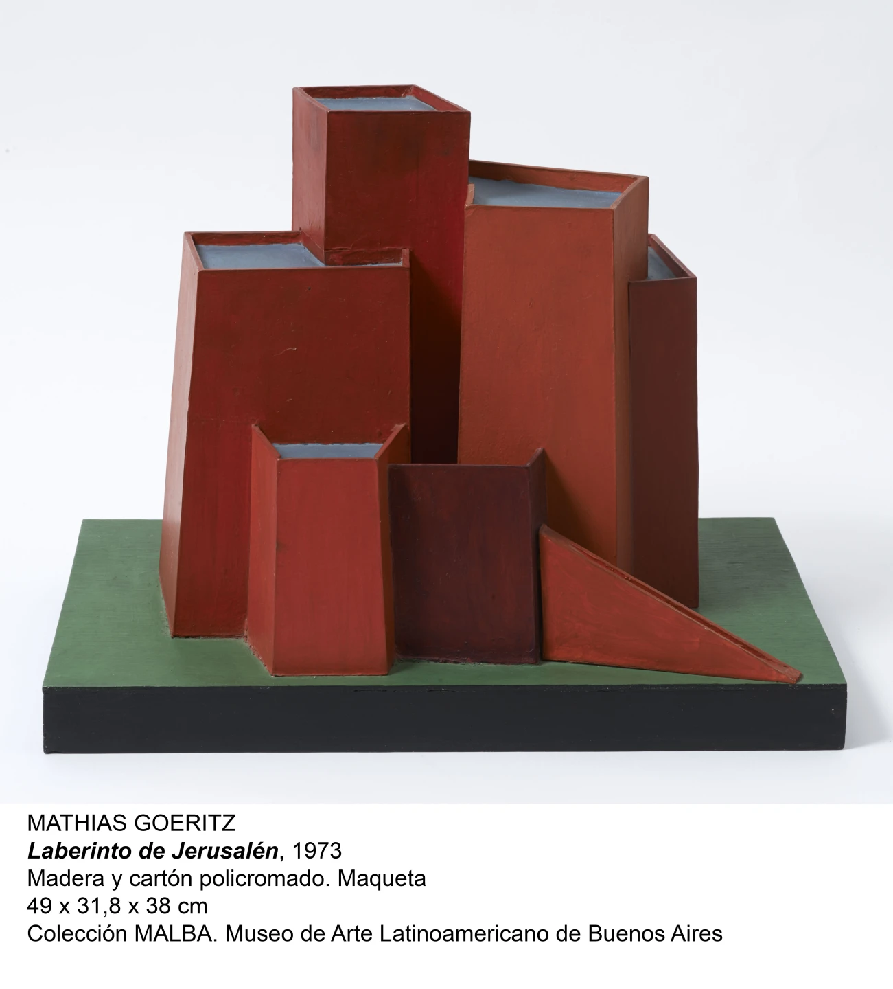 Mathias Goeritz. Laberinto de Jerusalén, 1973. Colección MALBA